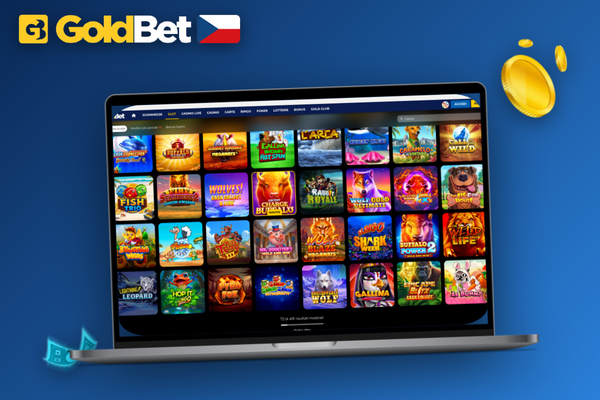 Uživatel u notebooku potvrzuje bezpečný instalátor Goldbet Casino v okně antiviru