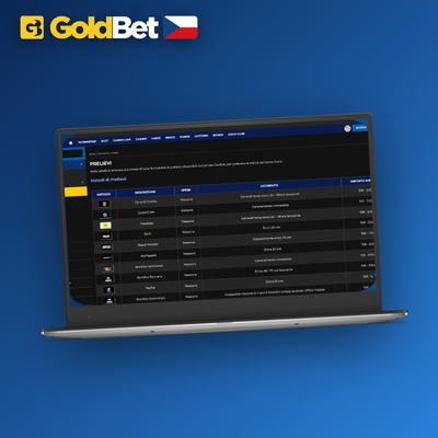 Rychlý výběr peněz přes e-peněženky Revolut a Apple Pay v Goldbet Casino
