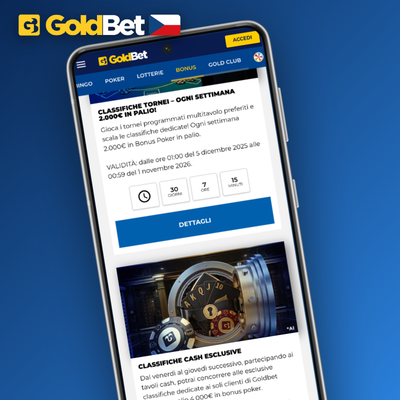 Uvítací bonus Goldbet Casino — zlatý dárkový balíček pro nové hráče s free spiny