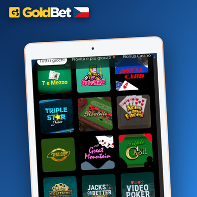 Goldbet Casino aplikace se sportovními sázkami a kurzy na fotbal v dynamické kompozici