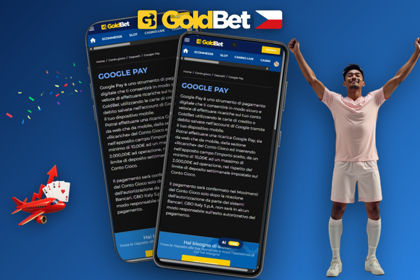 Potvrzení výběru výher v Goldbet Casino přímo na platební kartu nebo účet